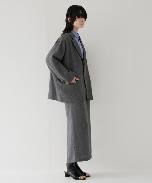 ジャケット テーラードジャケット summer wool 2B jacket メンズ レディースの画像