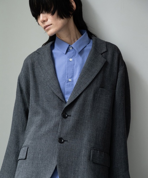 ジャケット テーラードジャケット summer wool 2B jacket メンズ レディースの画像