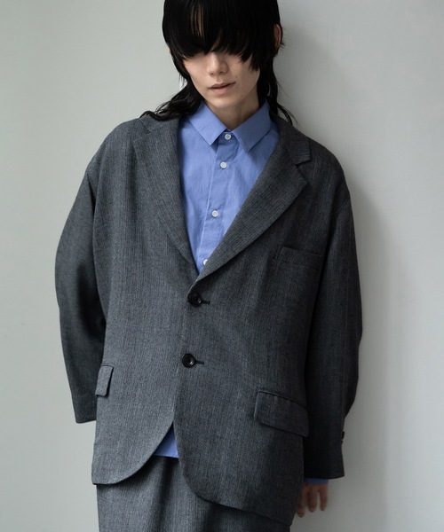 ジャケット テーラードジャケット summer wool 2B jacket メンズ レディースの画像