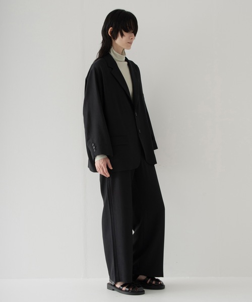 ジャケット テーラードジャケット summer wool 2B jacket メンズ レディースの画像