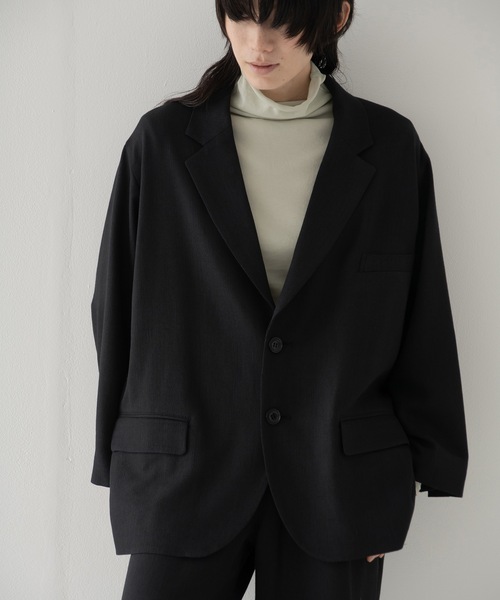 ジャケット テーラードジャケット summer wool 2B jacket メンズ レディースの画像