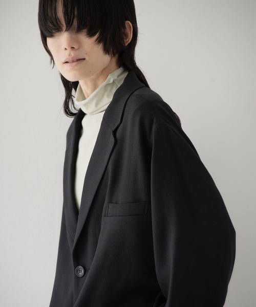 ジャケット テーラードジャケット summer wool 2B jacket メンズ レディースの画像
