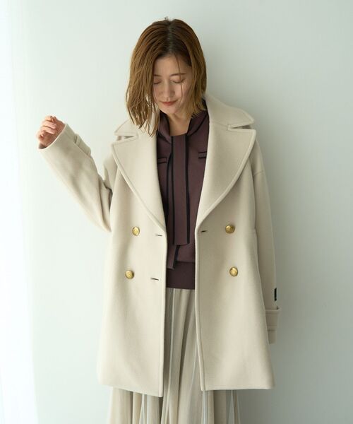 YECCA VECCA（イェッカヴェッカ） コート アウター ウール混ミドル丈P