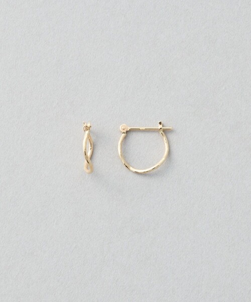 Jouete（ジュエッテ） ピアス K10YG フープピアス ツイスト レディース