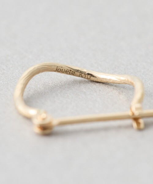 Jouete（ジュエッテ） ピアス K10YG フープピアス ツイスト レディース