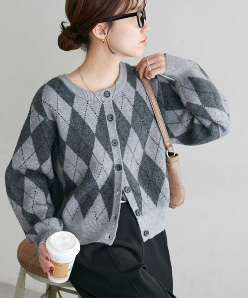 Discoat（ディスコート） カーディガン 「もちもち素材/着映えアイテム