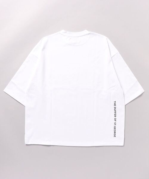 「The DUFFER of ST.GEORGE」 半袖Tシャツ LARGE ホワイト メンズ_画像5