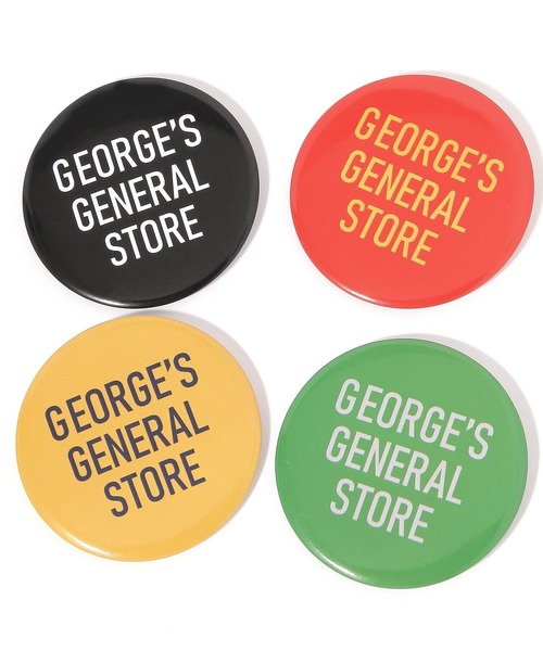 George's バッジ 「8cm」 ジョージズ 缶バッジ : ZOZOTOWN Yahoo!店