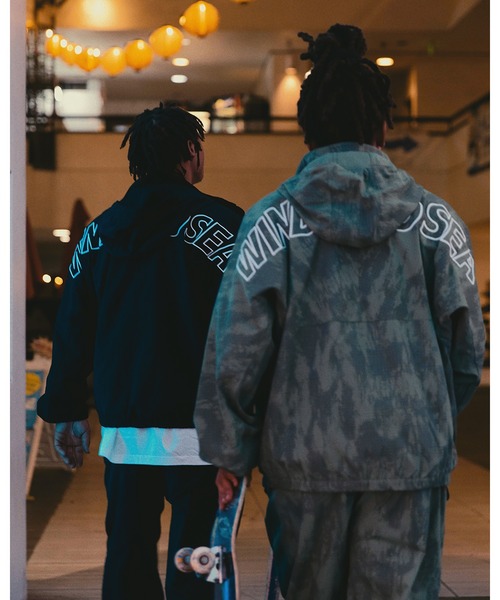 WIND AND SEA BIG LOGO SHELL PARKAウィンダンシー WIND AND SEA（ウィンダンシー） ナイロンジャケット BIG LOGO SHELL