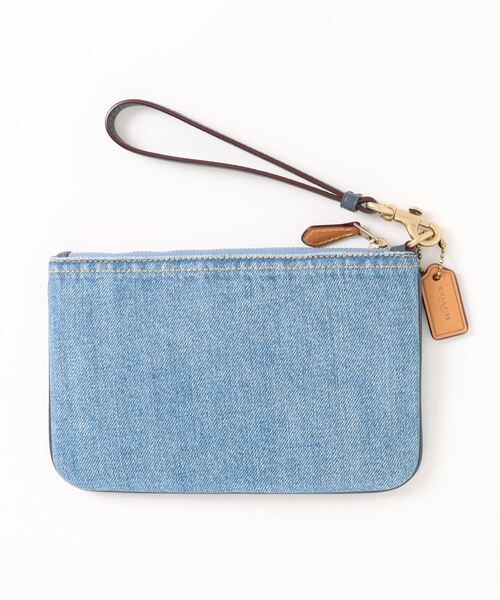 COACH（コーチ） ポーチ ONE ブルー系その他 レディース : ZOZOTOWN