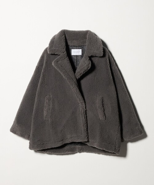 A DAY IN THE LIFE コート アウター ボア ミドルコート レディース