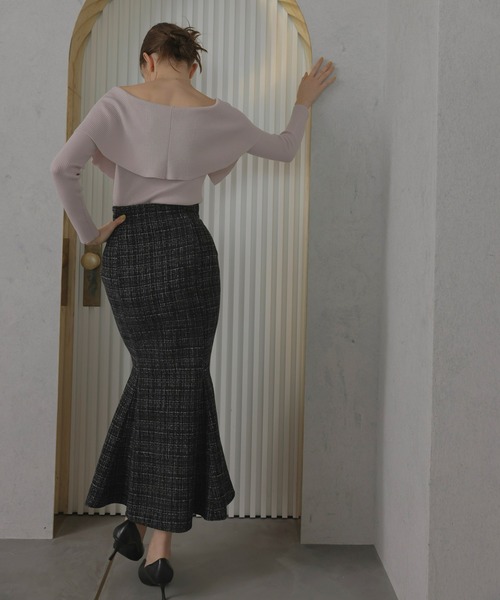 「EIMY ISTOIRE」 長袖ニット FREE ブラック レディース_画像3