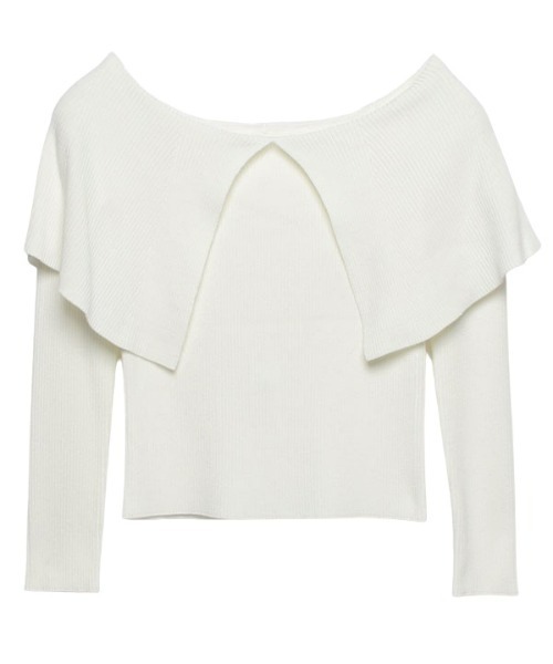 「EIMY ISTOIRE」 長袖ニット FREE ブラック レディース_画像8