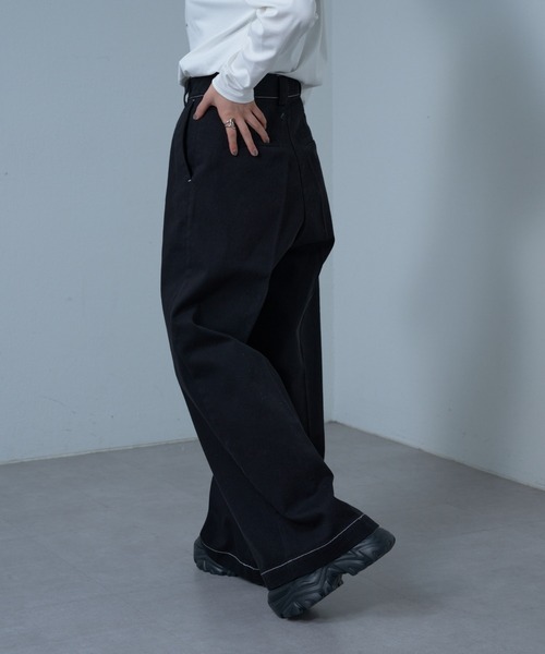 「COLONY 2139」 チノパンツ SMALL ブラック レディース_画像5