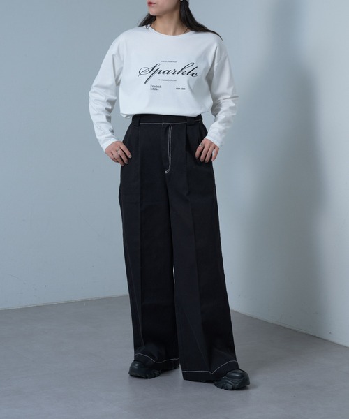 「COLONY 2139」 チノパンツ SMALL ブラック レディース_画像7