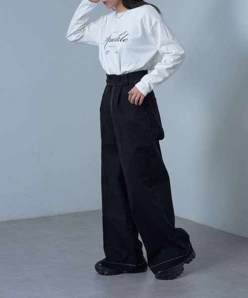 「COLONY 2139」 チノパンツ SMALL ブラック レディース_画像8