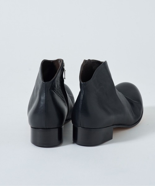 ブーツ 「PADRONE」別注 SIDE ZIP SHORT BOOTS PU7358-1201-11A サイドジップショートブーツ メンズの画像
