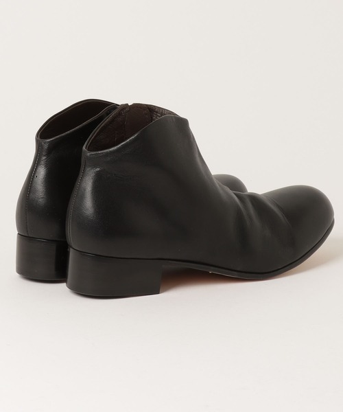 ブーツ 「PADRONE」別注 SIDE ZIP SHORT BOOTS PU7358-1201-11A サイドジップショートブーツ メンズの画像