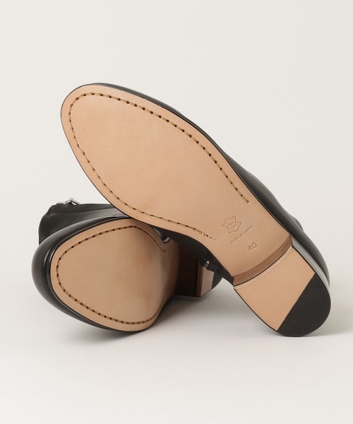 ブーツ 「PADRONE」別注 SIDE ZIP SHORT BOOTS PU7358-1201-11A サイドジップショートブーツ メンズの画像