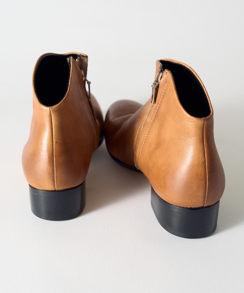 PADRONE（パドローネ） ブーツ 「PADRONE」別注 SIDE ZIP SHORT BOOTS