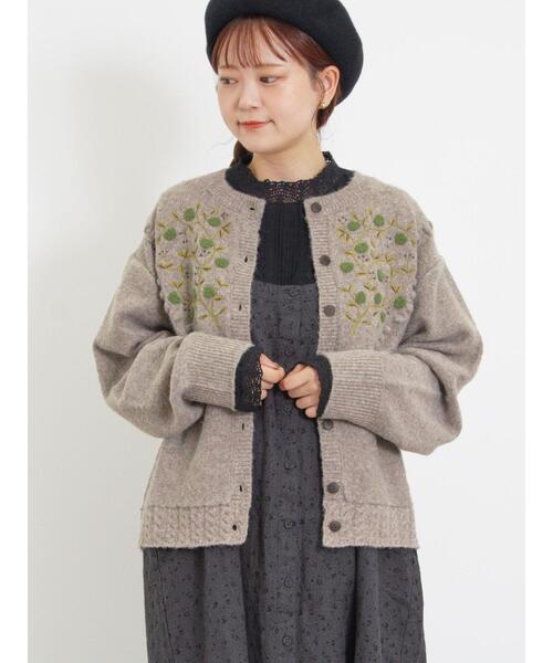 Samansa Mos2（サマンサモスモス） カーディガン F モカ レディース