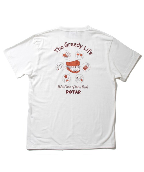 「ROTAR」 半袖Tシャツ SMALL サックスブルー メンズ_画像2