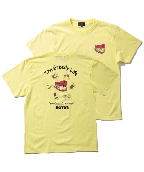 「ROTAR」 半袖Tシャツ SMALL サックスブルー メンズ_画像3
