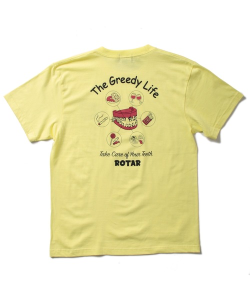 「ROTAR」 半袖Tシャツ SMALL サックスブルー メンズ_画像4