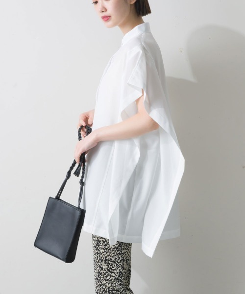 「terrace」 半袖ブラウス MEDIUM ブラック レディース_画像4