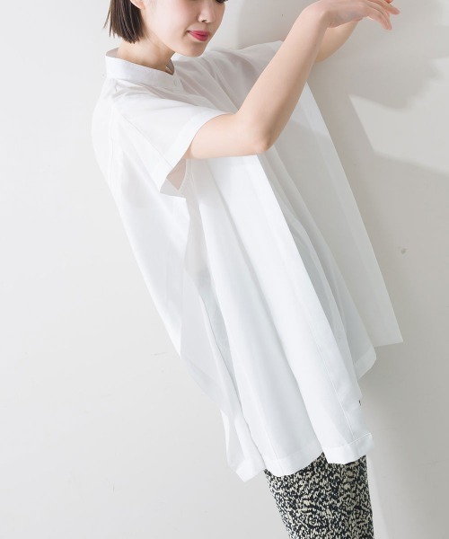 「terrace」 半袖ブラウス MEDIUM ブラック レディース_画像5