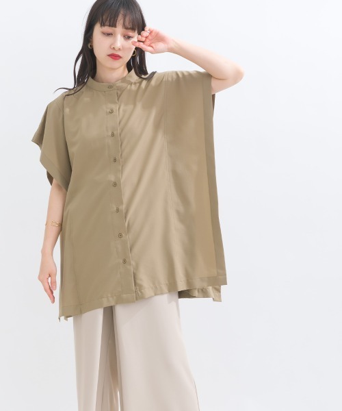 「terrace」 半袖ブラウス MEDIUM ブラック レディース_画像8