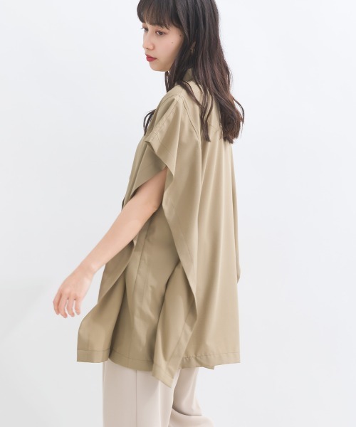 「terrace」 半袖ブラウス MEDIUM ブラック レディース_画像9