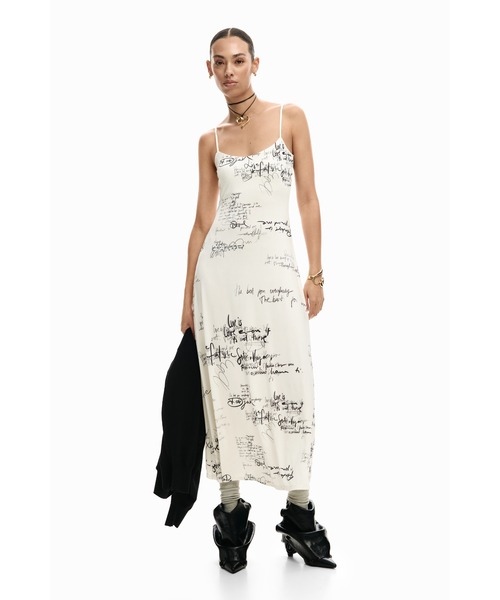 Desigual（デシグアル） ワンピース ロングドレスコンビネーション