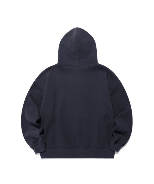 「ISTKUNST」 プルオーバーパーカー SMALL ネイビー レディース_画像6