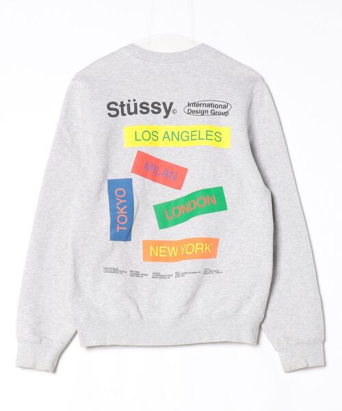 Stussy グレー スウェット Mサイズ STUSSY（ステューシー） スウェットカットソー S グレー メンズ