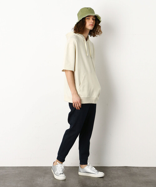 「Purple&Yellow」 半袖Tシャツ SMALL アイボリー メンズ_画像2