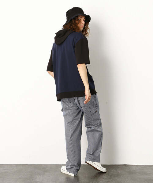 「Purple&Yellow」 半袖Tシャツ SMALL アイボリー メンズ_画像4