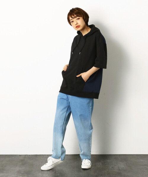 「Purple&Yellow」 半袖Tシャツ SMALL アイボリー メンズ_画像5