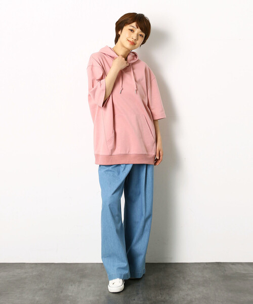 「Purple&Yellow」 半袖Tシャツ SMALL アイボリー メンズ_画像7