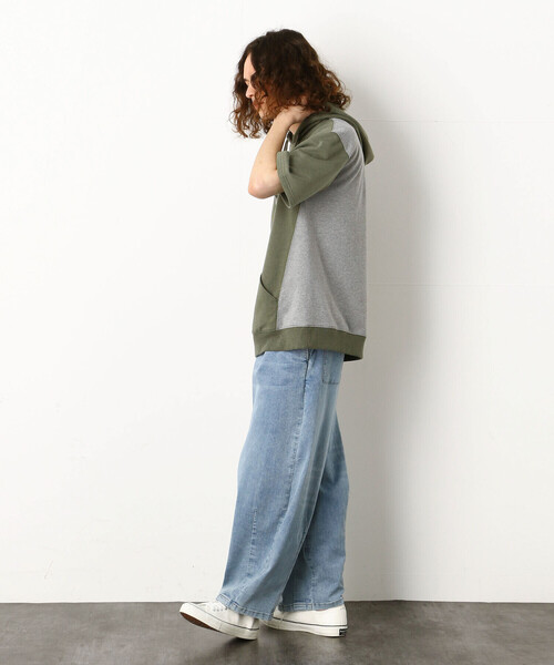 「Purple&Yellow」 半袖Tシャツ SMALL アイボリー メンズ_画像8