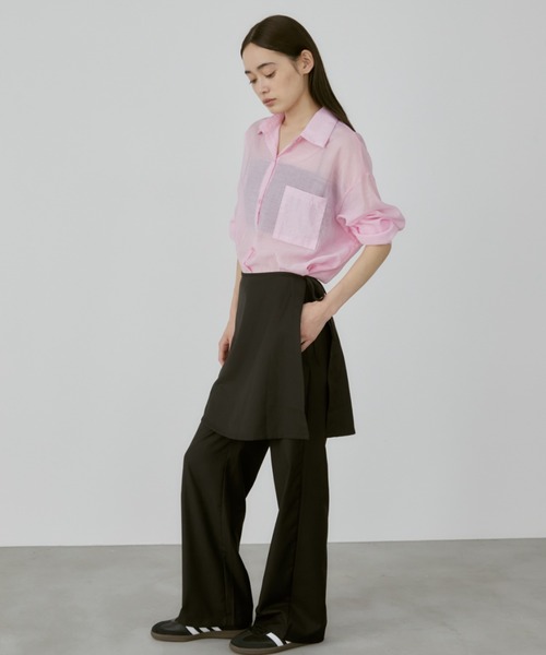 「duei」 スラックス FREE グレー レディース_画像2