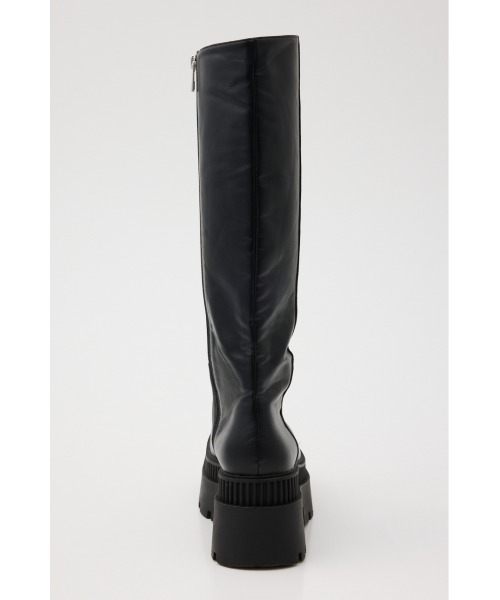 「SLY」 ロングブーツ LARGE ブラック レディース_画像4