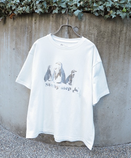 nombre impair 半袖Tシャツ NOMBRE IMPAIR（ノンブルアンペール） tシャツ 半袖 ペンギン箔