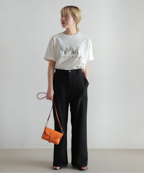 NOMBRE IMPAIR（ノンブルアンペール） tシャツ 半袖 ペンギン箔