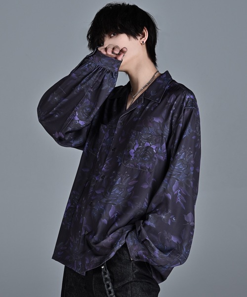 「ADRER」 長袖シャツ LARGE ブラウン メンズ_画像6