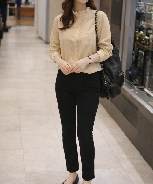 「SallyLunn」 長袖シャツ LARGE ホワイト レディース_画像6