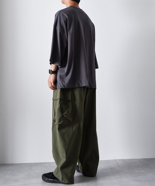 「CALIFORNIA OUTFITTERS」 7分袖Tシャツ FREE ホワイト メンズ_画像4