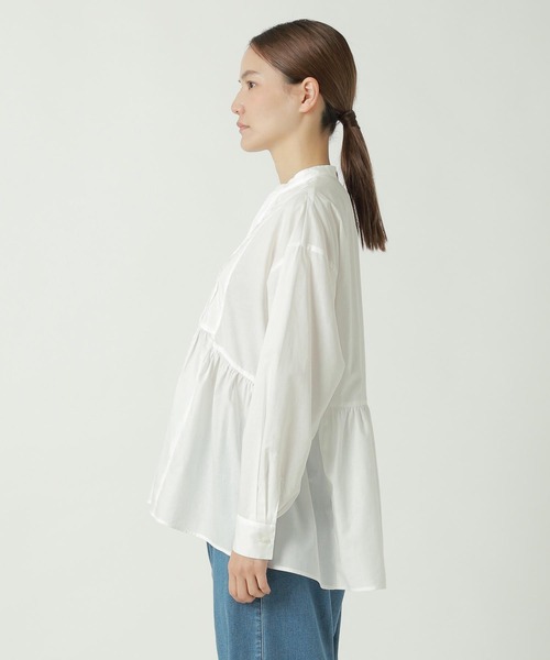 ZUCCa（ズッカ） ブラウス シャツ PICOTUCK LAWN / S レディース