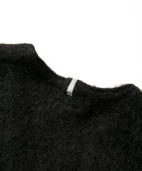 「MANASTASH」 ニットカーディガン X-LARGE モスグリーン メンズ_画像9