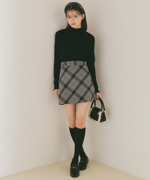 「VANNIE U」 キュロット FREE ネイビー レディース_画像3